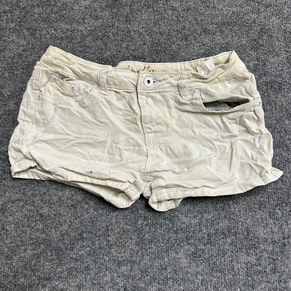 Firefly Denim Shorts Womens Size 28 Cream Corduroy Mini Casual 5-Pocket Boho